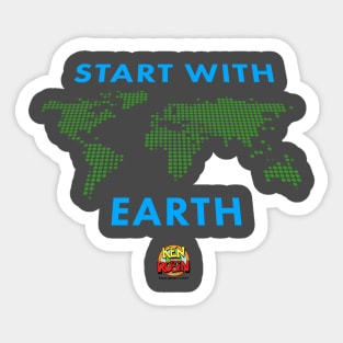 Start With Earth Sticker